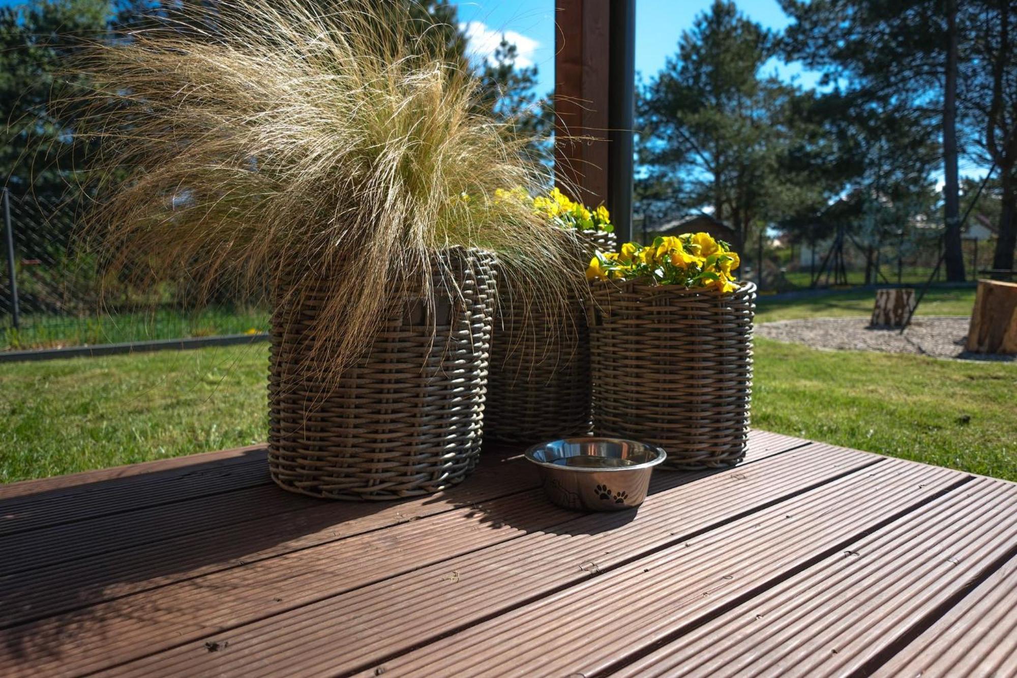 Westfalowachatka Domek Z Jacuzzi Sasino Exteriör bild